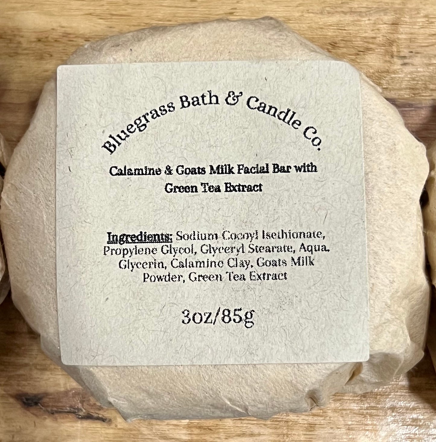 Calamine & Goats Milk Facial Bar with Green Tea Extract
