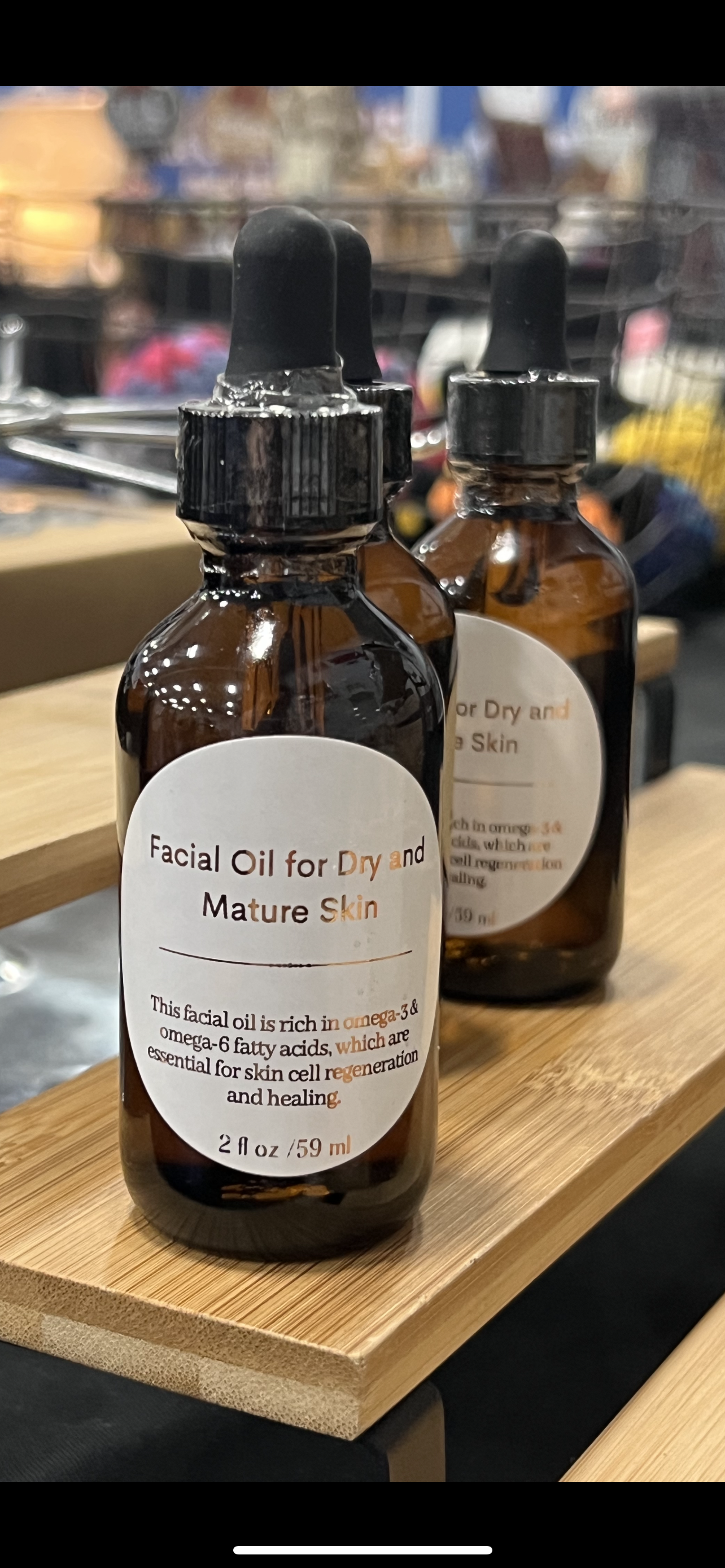 Facial oil for dry skin