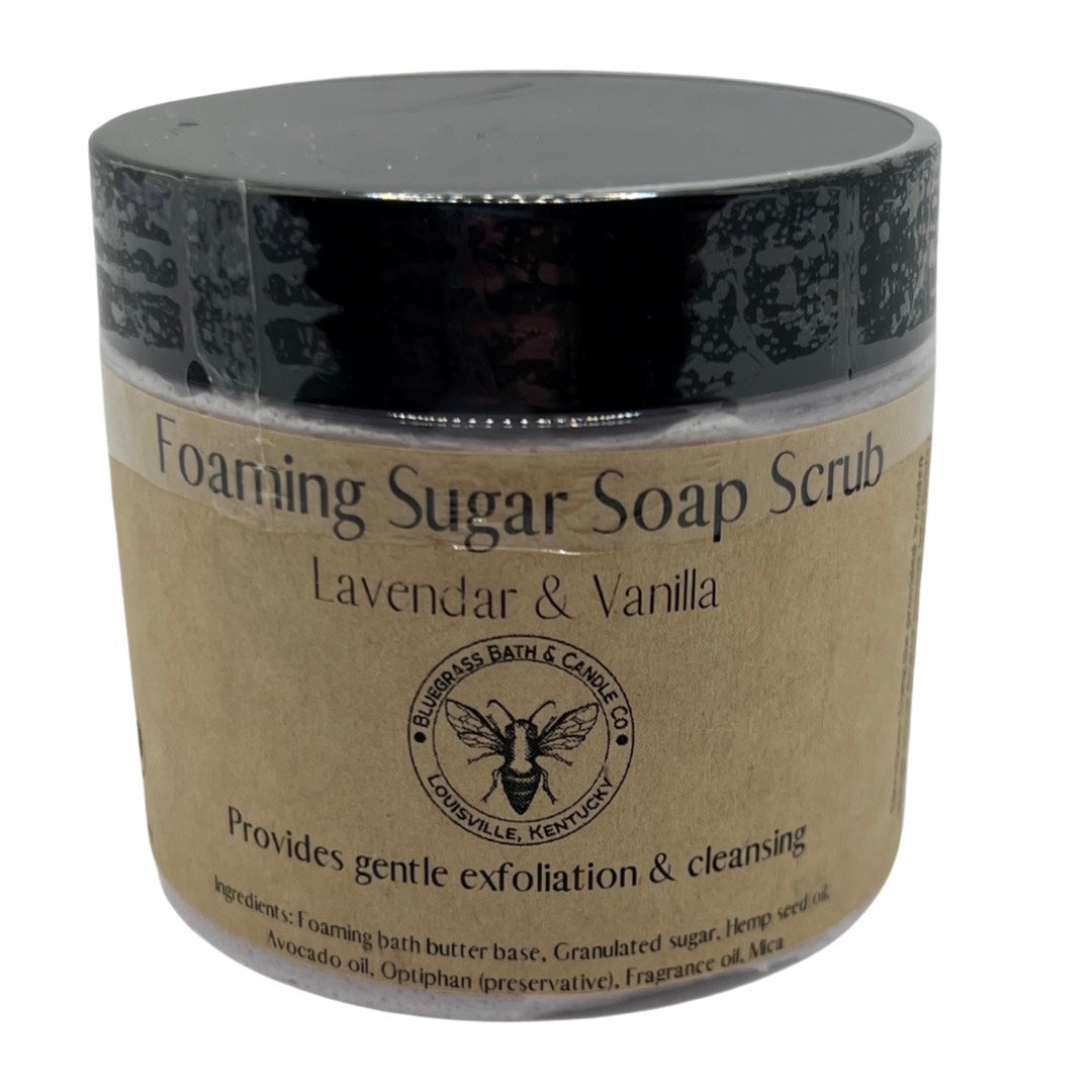 Foaming Sugar Soap Scrub